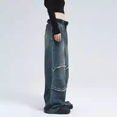 A SQUARE ROOT Wide Leg Jeans