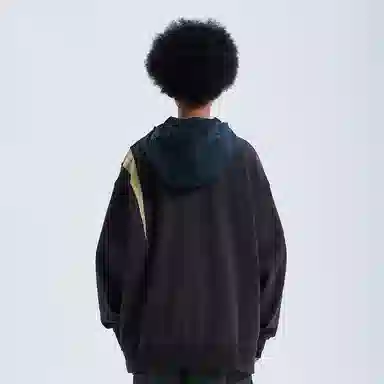 A SQUARE ROOT Retro Half-Zip Sweatshirt