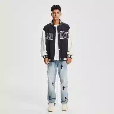 SandKnit Varsity Jacket