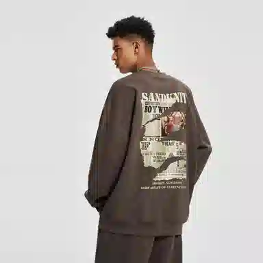 SandKnit Retro Rose Series Sweatshirt