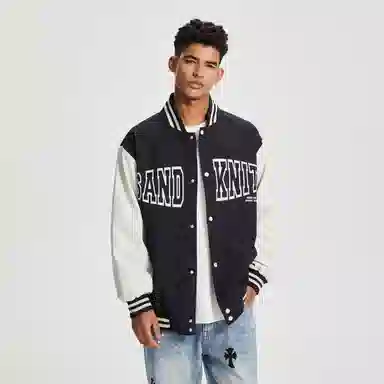 SandKnit Varsity Jacket