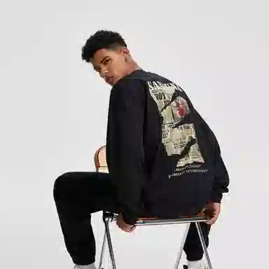 SandKnit Retro Rose Series Sweatshirt