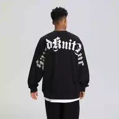 SandKnit Logo Print Fleece Sweatshirt