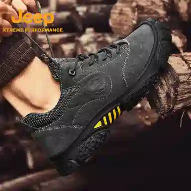 Jeep Outdoor Hiking Shoes Black