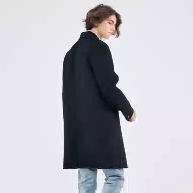 DAVID NAMAN Detachable Down Liner Coat Black