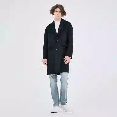 DAVID NAMAN Detachable Down Liner Coat Black