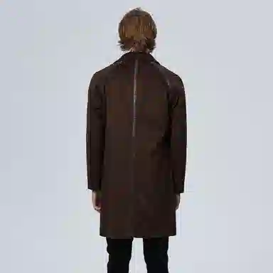 David Naman Wool Coat Brown