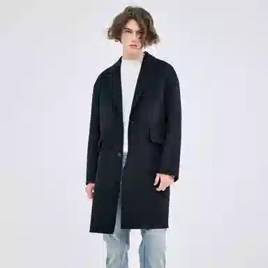 DAVID NAMAN Detachable Down Liner Coat Black