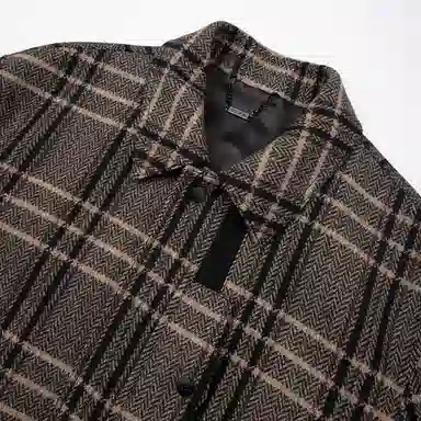 David Naman Classic Wool Coat