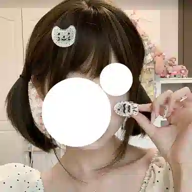 简应舒 小猫刘海夹子碎发小夹子侧边夹小发卡 亚克力 发夹 女款