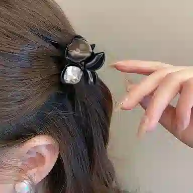 简应舒 猫眼小抓夹刘海小抓爪侧边夹半扎夹子发饰 亚克力 发夹 女款