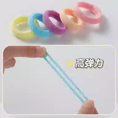 简应舒 扎头不伤发高弹力 皮筋 头绳 儿童款