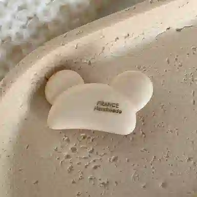 简应舒 可爱糖果色小熊鸭嘴夹刘海小发卡侧边夹碎发小夹子发饰 亚克力 合金 发夹 女款