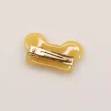 简应舒 可爱糖果色小熊鸭嘴夹刘海小发卡侧边夹碎发小夹子发饰 亚克力 合金 发夹 女款