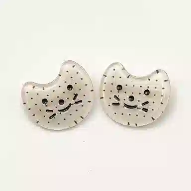 简应舒 小猫刘海夹子碎发小夹子侧边夹小发卡 亚克力 发夹 女款