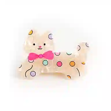 简应舒 趣味可爱小鱼小猫侧边夹刘海夹碎发小夹子日常小发卡发饰 亚克力+合金 发夹 女款