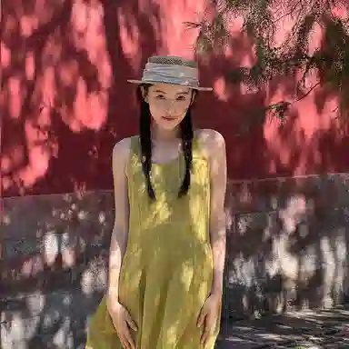 艾佳微 法式气质复古海草织镂空夏季小檐短檐平顶 沙滩帽 草编 草帽 男女同款情侣款