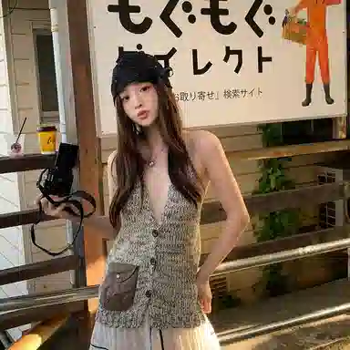 艾佳微 时尚设计轻奢高级感 腈纶 帽子 女款