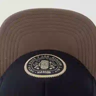 艾佳微 街头潮酷个性毛呢织唛标时尚百搭 棉 棒球帽 男女同款情侣款