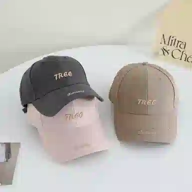 艾佳微 韩版硬顶户外刺绣字母棒球帽弯檐遮阳 棉 鸭舌帽 男女同款情侣款