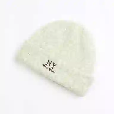 艾佳微 韩系氛围感大头围显脸小保暖护耳防寒 腈纶 绒线帽 男女同款情侣款