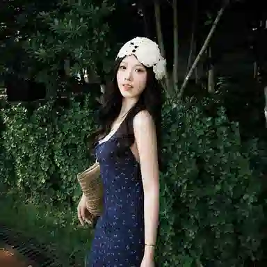 艾佳微 韩系手工编织包头帽子夏薄款镂空毛线帽复古文艺针织帽 聚酯纤维 堆堆帽 男女同款情侣款