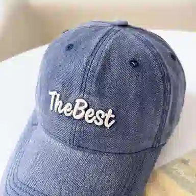 艾佳微 刺绣字母帽子软顶防晒棒球帽韩版百搭户外遮阳显脸小 棉 鸭舌帽 男女同款情侣款