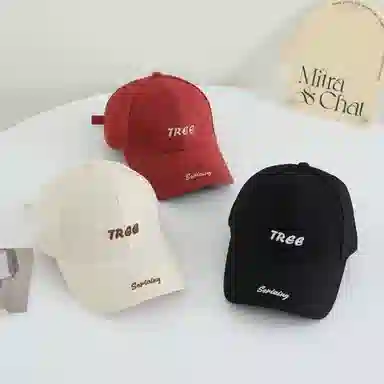 艾佳微 韩版硬顶户外刺绣字母棒球帽弯檐遮阳 棉 鸭舌帽 男女同款情侣款