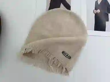 艾佳微 韩系气质大头围堆堆帽显脸小慵懒风套头洋气 羊毛混纺 绒线帽 男女同款情侣款