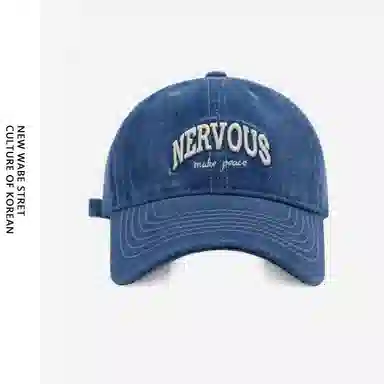 艾佳微 百搭休闲 牛仔布 棒球帽 男女同款情侣款