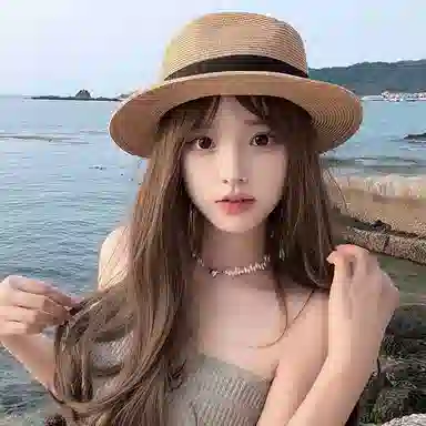 艾佳微 登山游玩防紫外线遮阳海边沙滩度假 草编 渔夫帽 男女同款情侣款