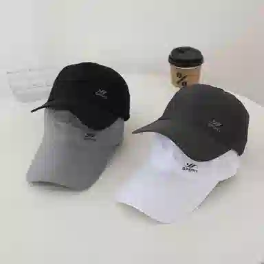 艾佳微 凉爽透气速干防晒户外通勤露营爬山旅游 涤纶 鸭舌帽 男女同款情侣款