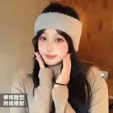 艾佳微 户外运动骑行二合一跑步耳朵防风防冻保暖百搭韩系简约款 仿水貂毛 耳罩 男女同款情侣款