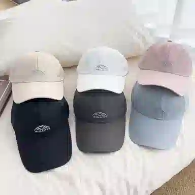 艾佳微 速干韩版时尚户外运动透气遮阳防晒太阳帽 涤纶 鸭舌帽 男女同款情侣款