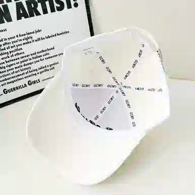 艾佳微 韩系刺绣字母宽檐大头围四季款棒球帽户外遮阳百搭潮流款 棉 鸭舌帽 男女同款情侣款