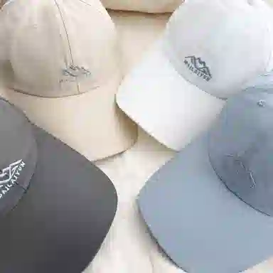 艾佳微 速干韩版时尚户外运动透气遮阳防晒太阳帽 涤纶 鸭舌帽 男女同款情侣款