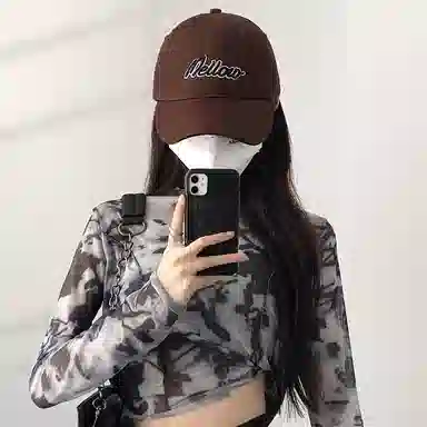 艾佳微 韩版个性字母百搭街头软顶遮阳 棉 棒球帽 男女同款情侣款