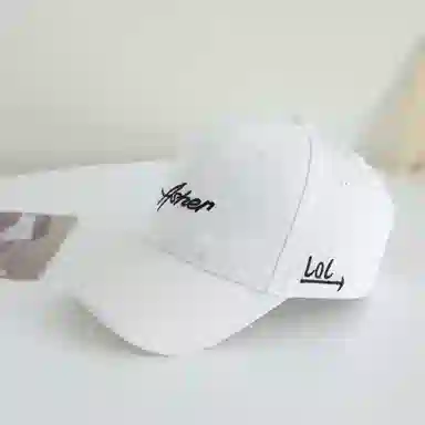 艾佳微 刺绣软顶休闲百搭韩版潮嘻哈太阳帽遮阳大头围显脸小 棉 鸭舌帽 男女同款情侣款