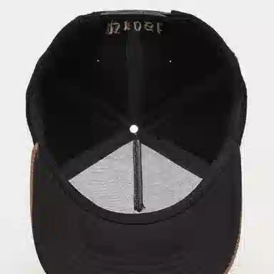 艾佳微 街头潮酷个性毛呢织唛标时尚百搭 棉 棒球帽 男女同款情侣款