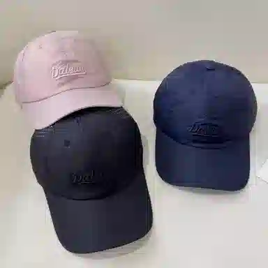 艾佳微 韩版速干透气字母刺绣户外运动 锦纶 棒球帽 男女同款情侣款