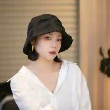 艾佳微 日系复古纯色文艺时尚防风保暖护耳 涤纶 渔夫帽 男女同款情侣款