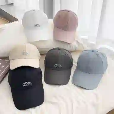 艾佳微 速干韩版时尚户外运动透气遮阳防晒太阳帽 涤纶 鸭舌帽 男女同款情侣款