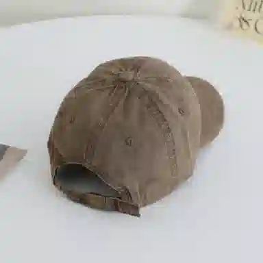 大山字母刺绣大檐户外休闲时尚四季款百搭 防晒遮阳 极简潮流 大头围显脸小 弯檐运动风帽子 棉质 鸭舌帽 男女同款情侣款