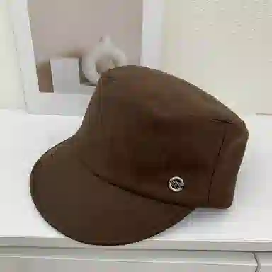 艾佳微 美拉德皮质马术帽气质报童帽素颜可戴显脸小 涤纶 贝雷帽 男女同款情侣款