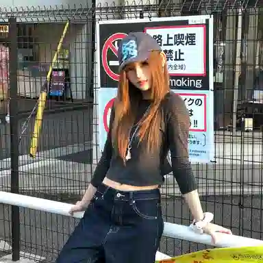 艾佳微 韩国小众蛇形蝴蝶结刺绣防晒百搭 棉 鸭舌帽 男女同款情侣款