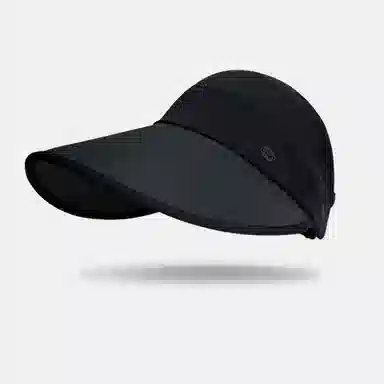 艾佳微 韩式高马尾半空顶帽显脸小大帽檐遮阳帽凉感冰丝户外太阳帽 腈纶 防晒帽 男女同款情侣款