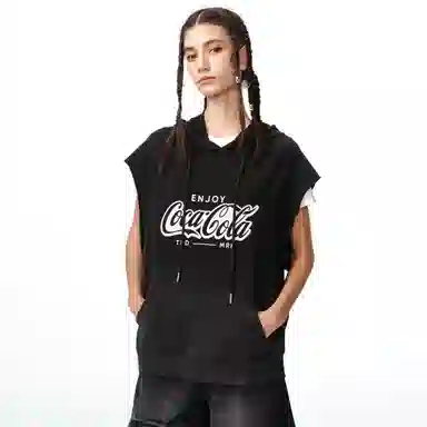 Coca-Cola Vintage Sleeveless Hoodie