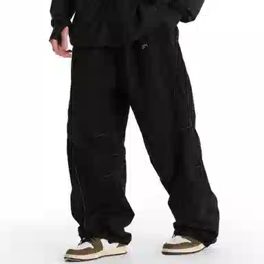 Coca-Cola Outdoor Reflective Stitch Cargo Pants Black