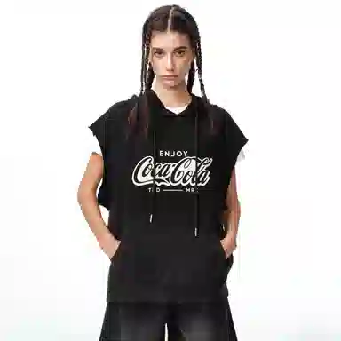 Coca-Cola Vintage Sleeveless Hoodie
