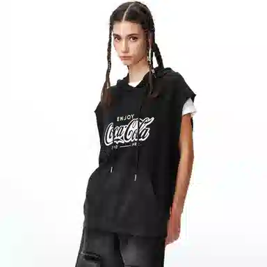Coca-Cola Vintage Sleeveless Hoodie